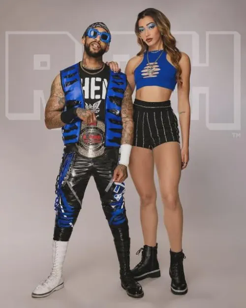 Tall wrestler