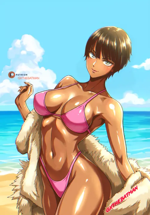 Tanned Fubuki - [One Punch Man]