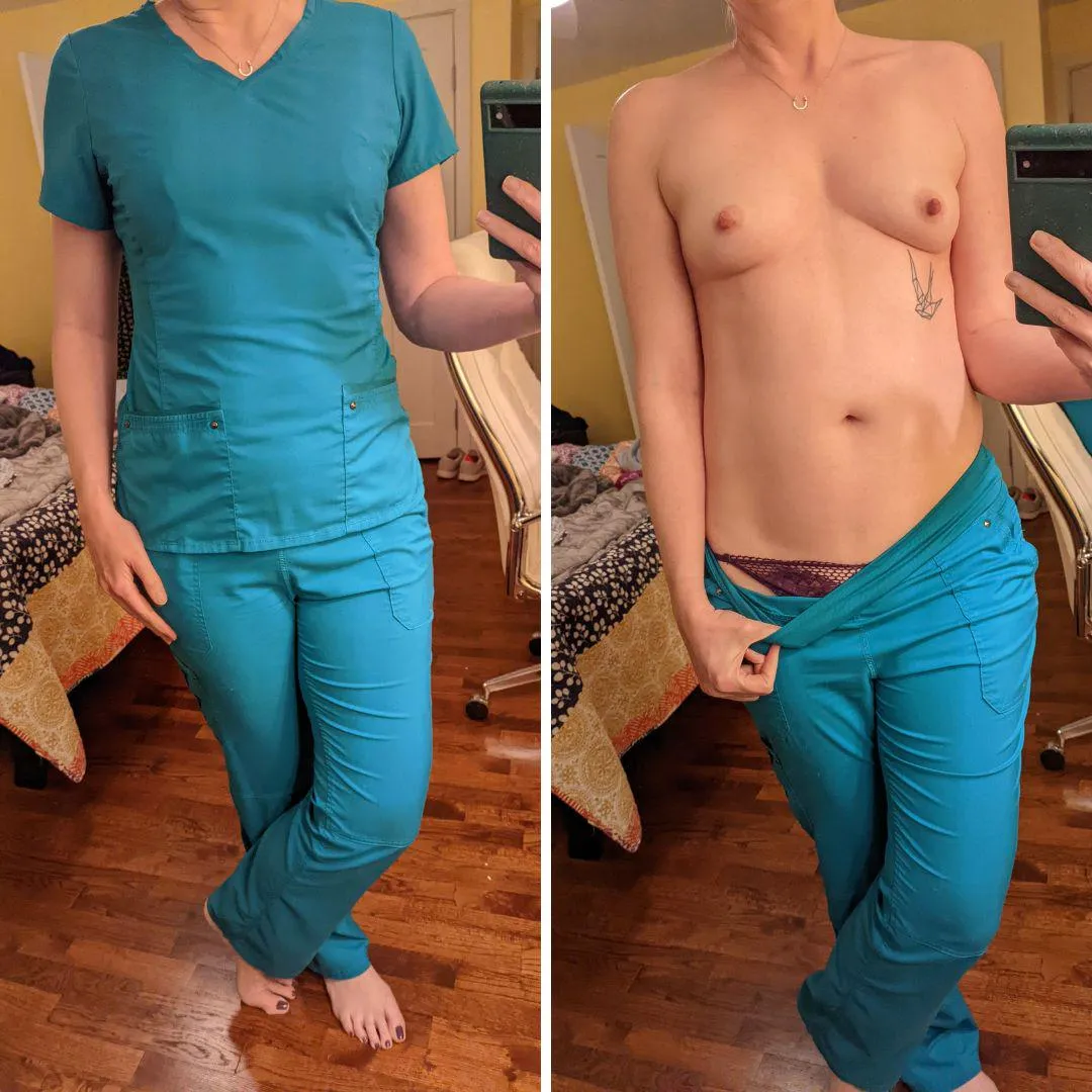 Teal is one of my fav scrubs colors.