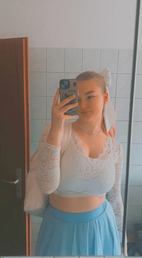 Teenager with great tits