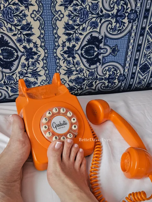 Tell me – would you answer if I called you with my toes?