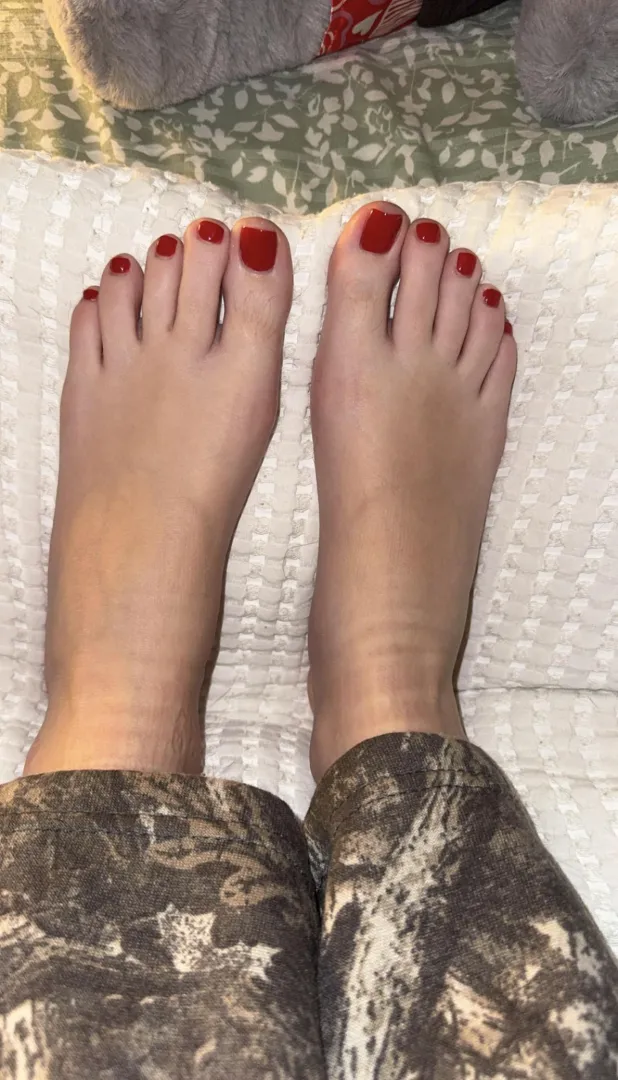 Tell me you missed my feet