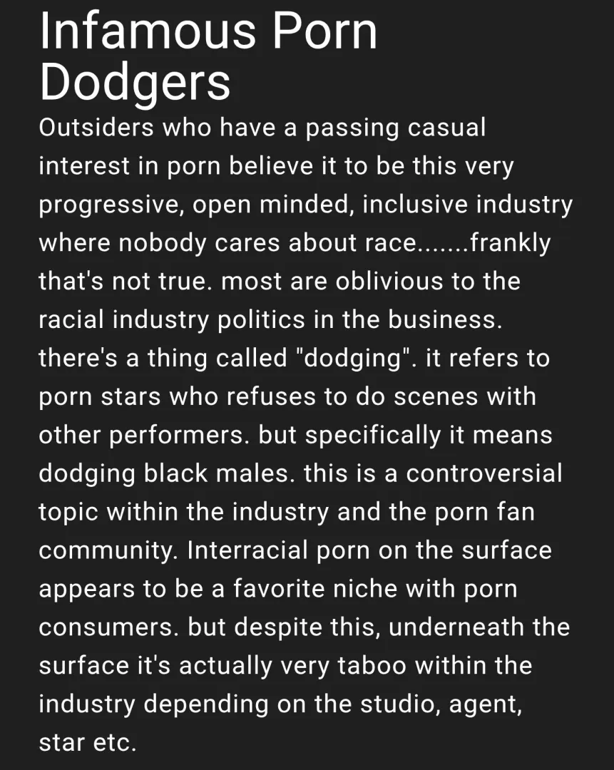 Tera Patrick and Christy Mack always comes into mind... but I can see them doing it now.. anyone else you can see doing interracial that didnt do it then, but can do it now ??