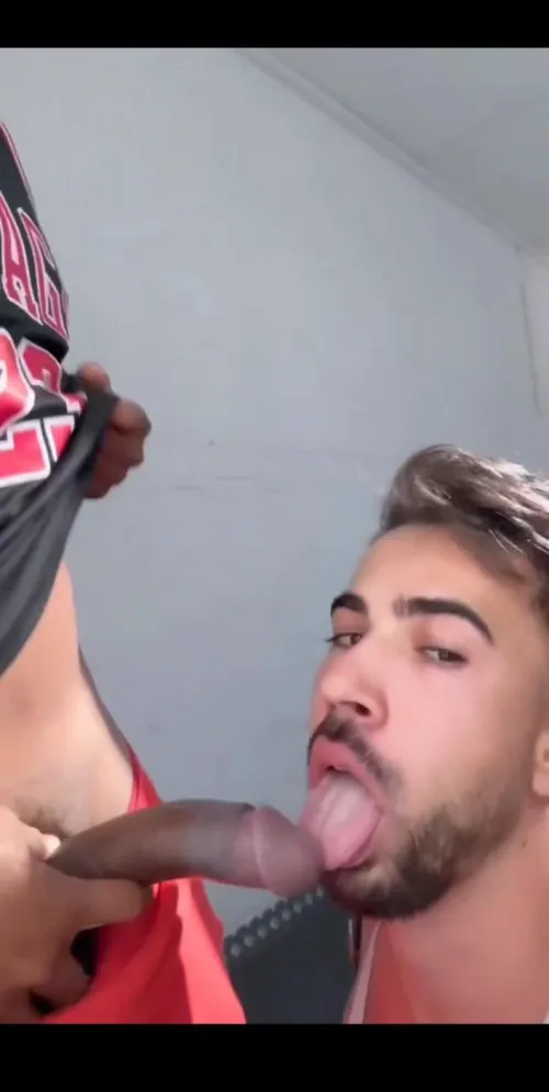 Tessa T showing his oral skills.