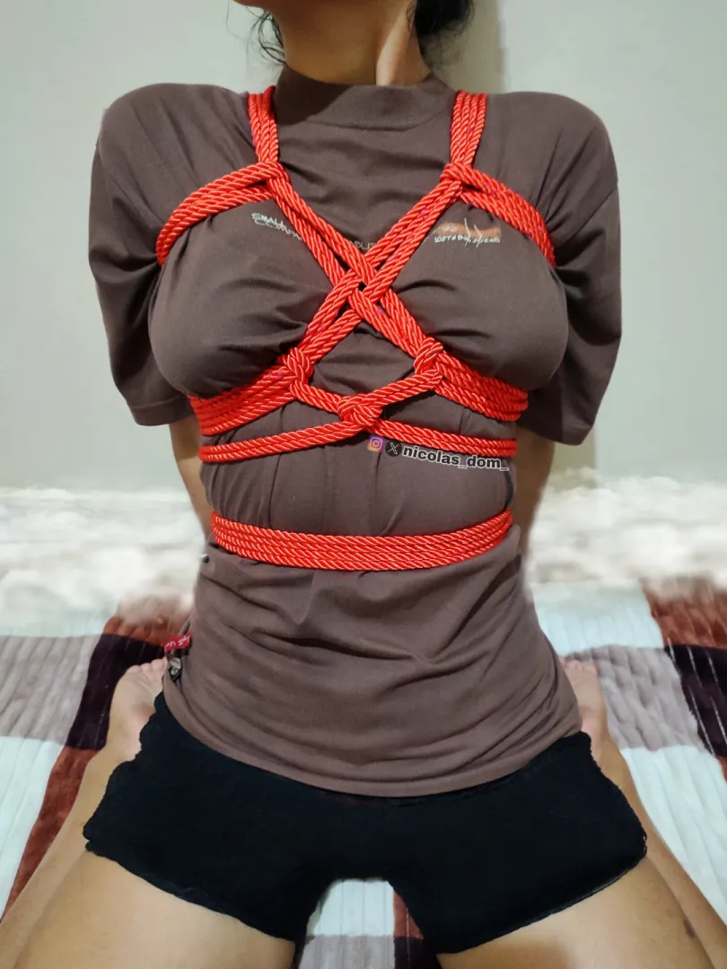 Thanks to my shibari model ❤️ Star-shaped harness ✨