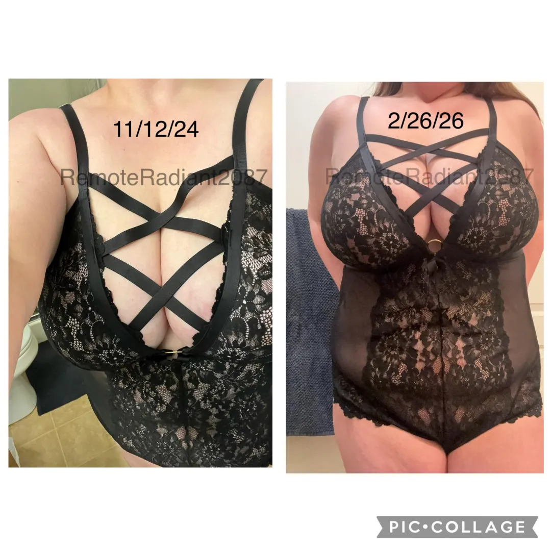 That feeling when you try something on that used to be tight and now it’s too loose!