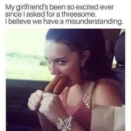 That’s not the type I meant 🍑🍆🍑