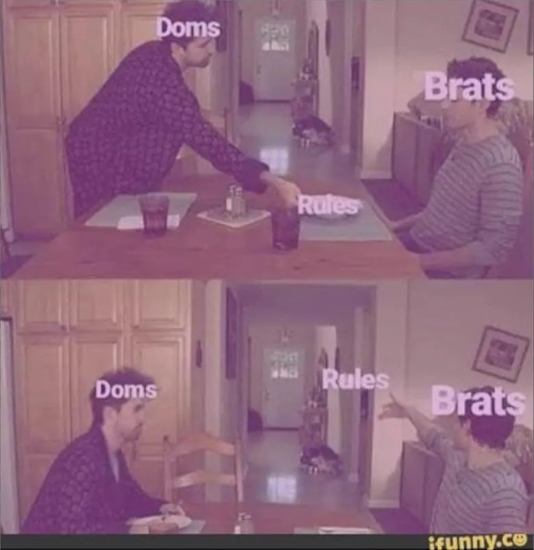 That's what I think of your rules 