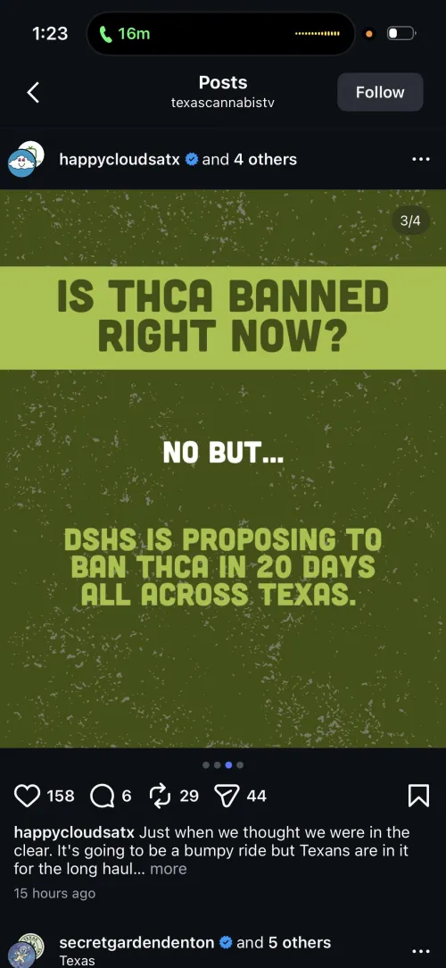 Thca ban wave incoming