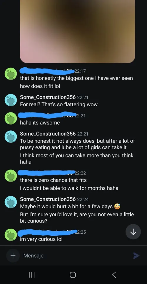 The biggest one she's ever seen