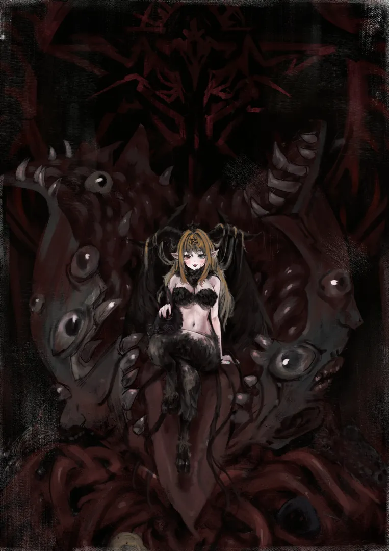 The black judge Baphomet