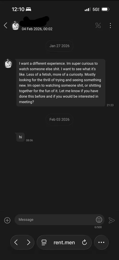 The casual “hi” after that message is sending me