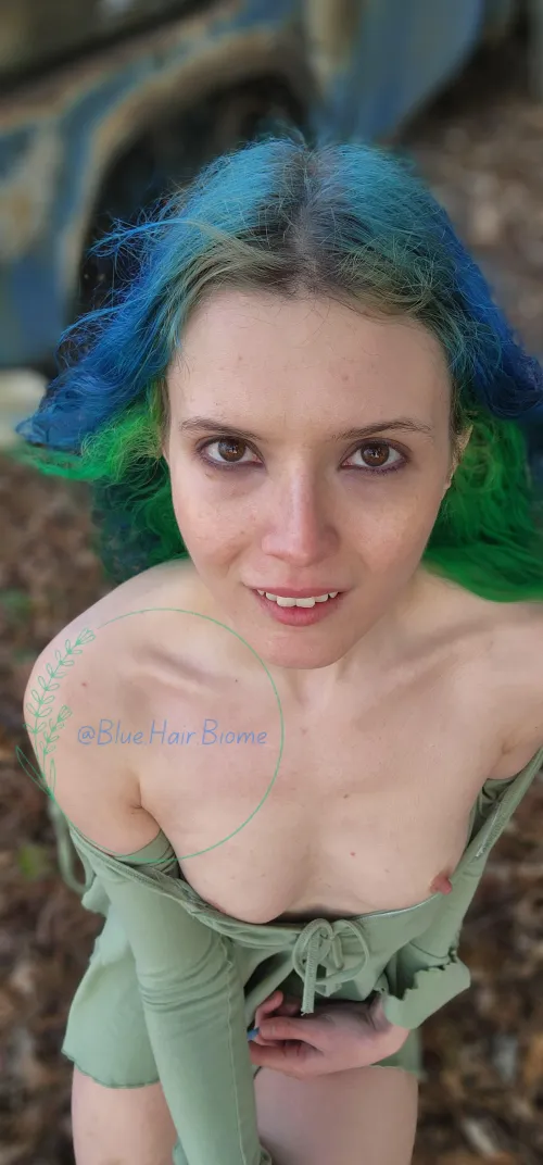 The cold winter air has my nipples rock hard