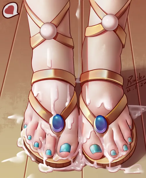 The compliments one expects for having pretty feet~