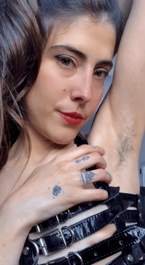 the divine scent of pheromones from my sacred pits are heaven for you