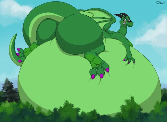 The Fattened Dragoness Jotae (Teasel  Bone) [F]