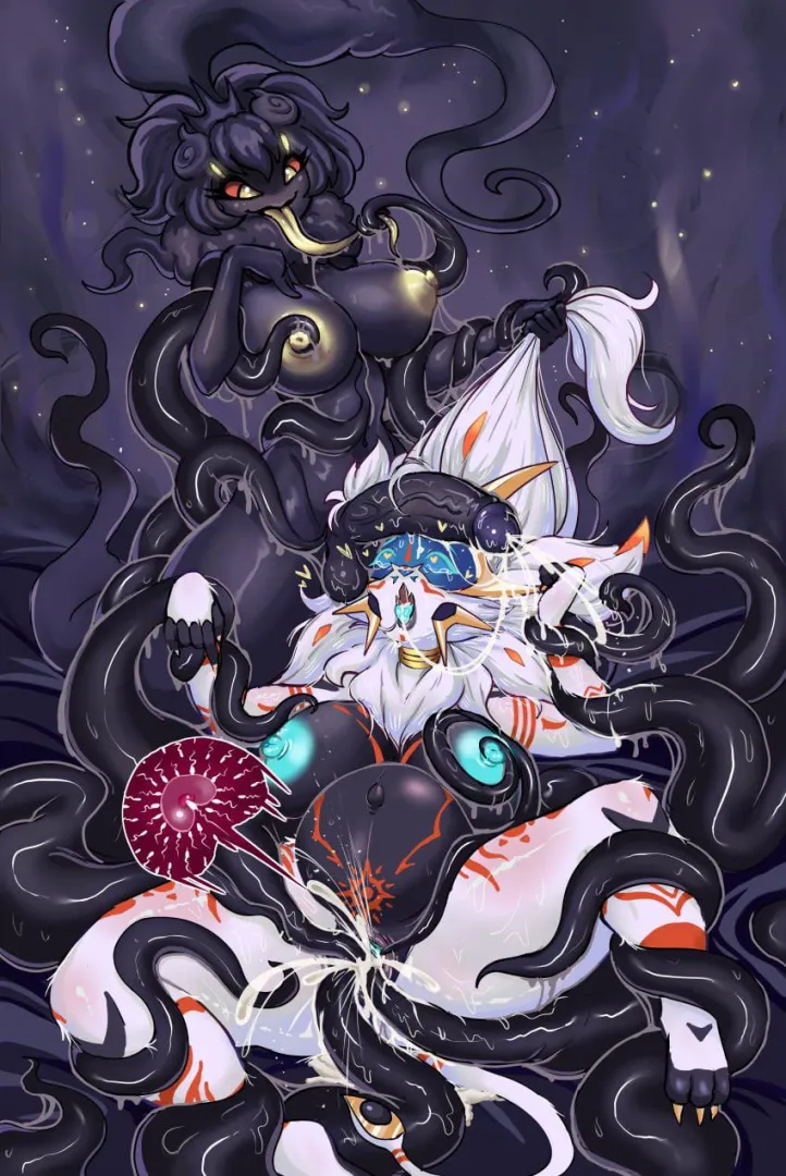 The great Solgaleo captured by a Marshadow(artist: cielobivolta)