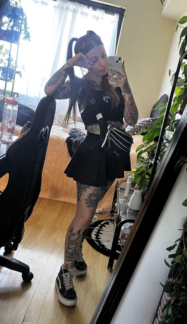 The hair ties are for you to pull on