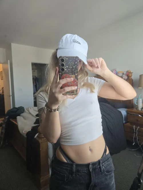 The hat makes a statement. [F]