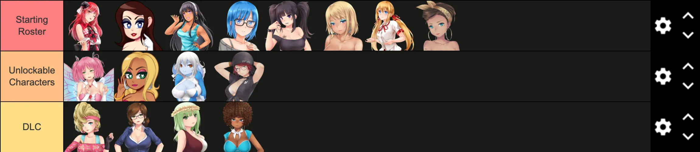 the Hunie Fighters Roster