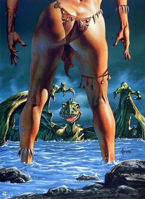 The monster came from the sea