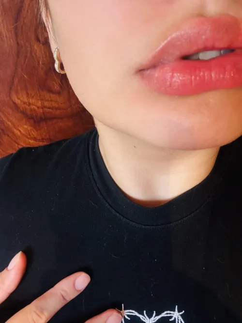 The most beautiful lips you’ll see today