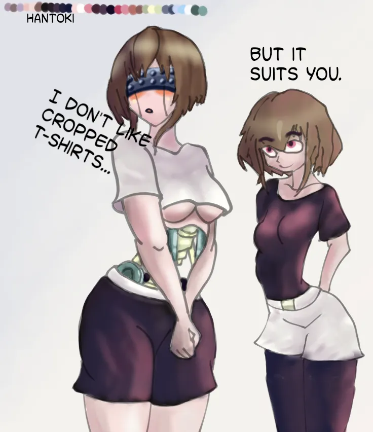 The shy one robot girl by me