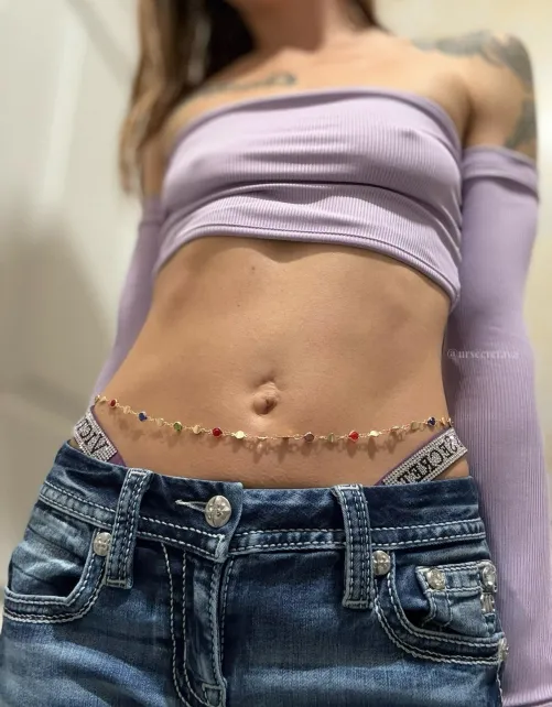 The thong was too cute not to show