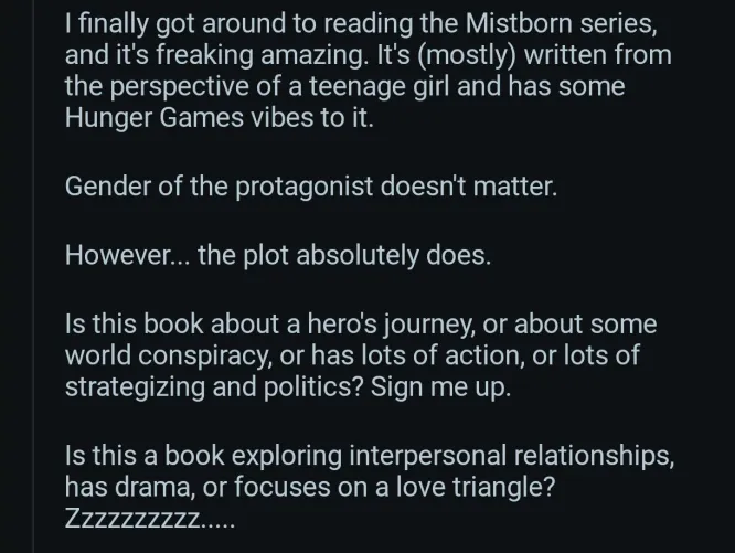 There are two genres (both are shit)