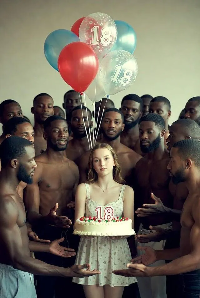 There must be more than 18 black men, and it must be on the sacred land of Africa so that she may receive nature's blessing to be fertile and bear many children.
Art