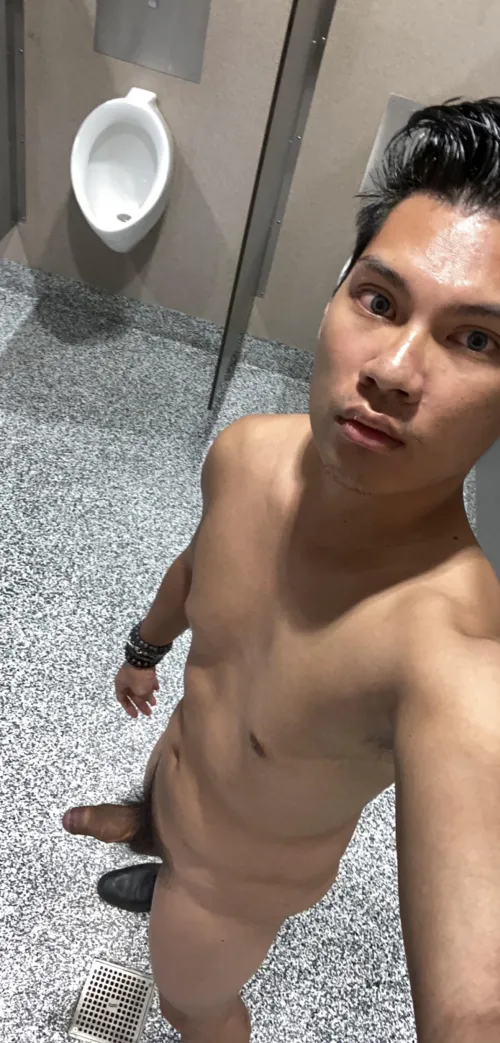 There should be a restroom attendant checking in our clothes so we have to use the restroom naked.