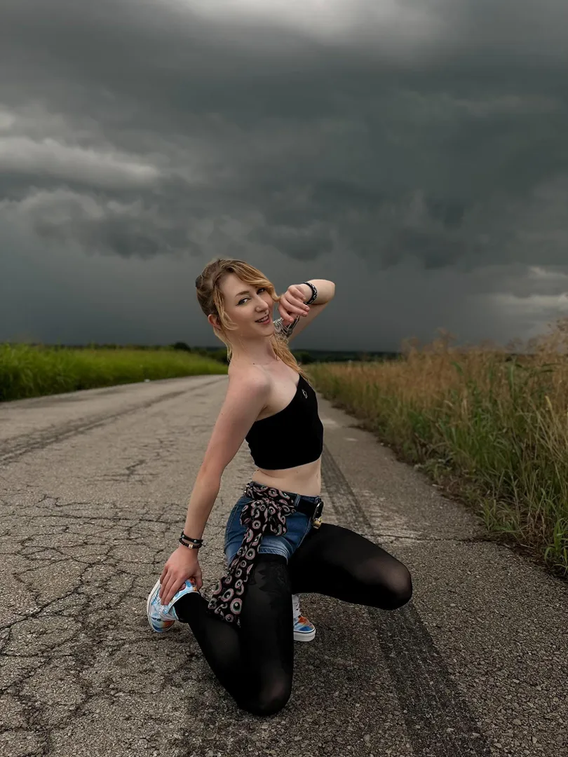 There’s a storm rolling in ..