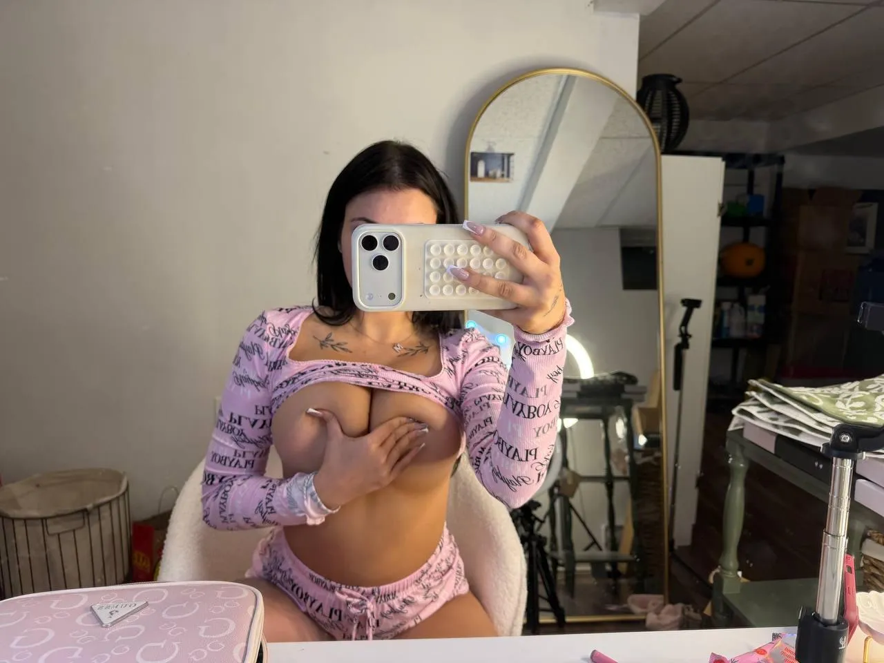 These plush tits bouncing, cum all over while I ride you slow