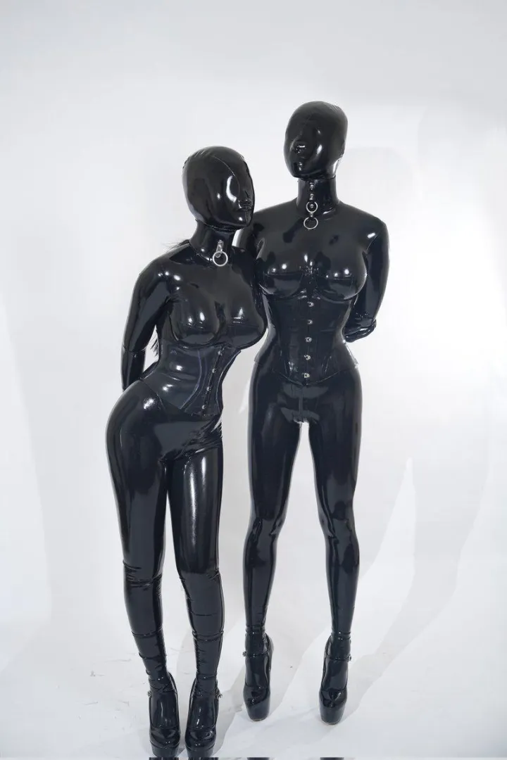 They didn't care who was in the house when they broke in. Both you and your wife were taken, covered in latex, and turned into a perfect pair of latex dolls. You were indistinguishable from each other. Just as you should be. Latex removed your individua