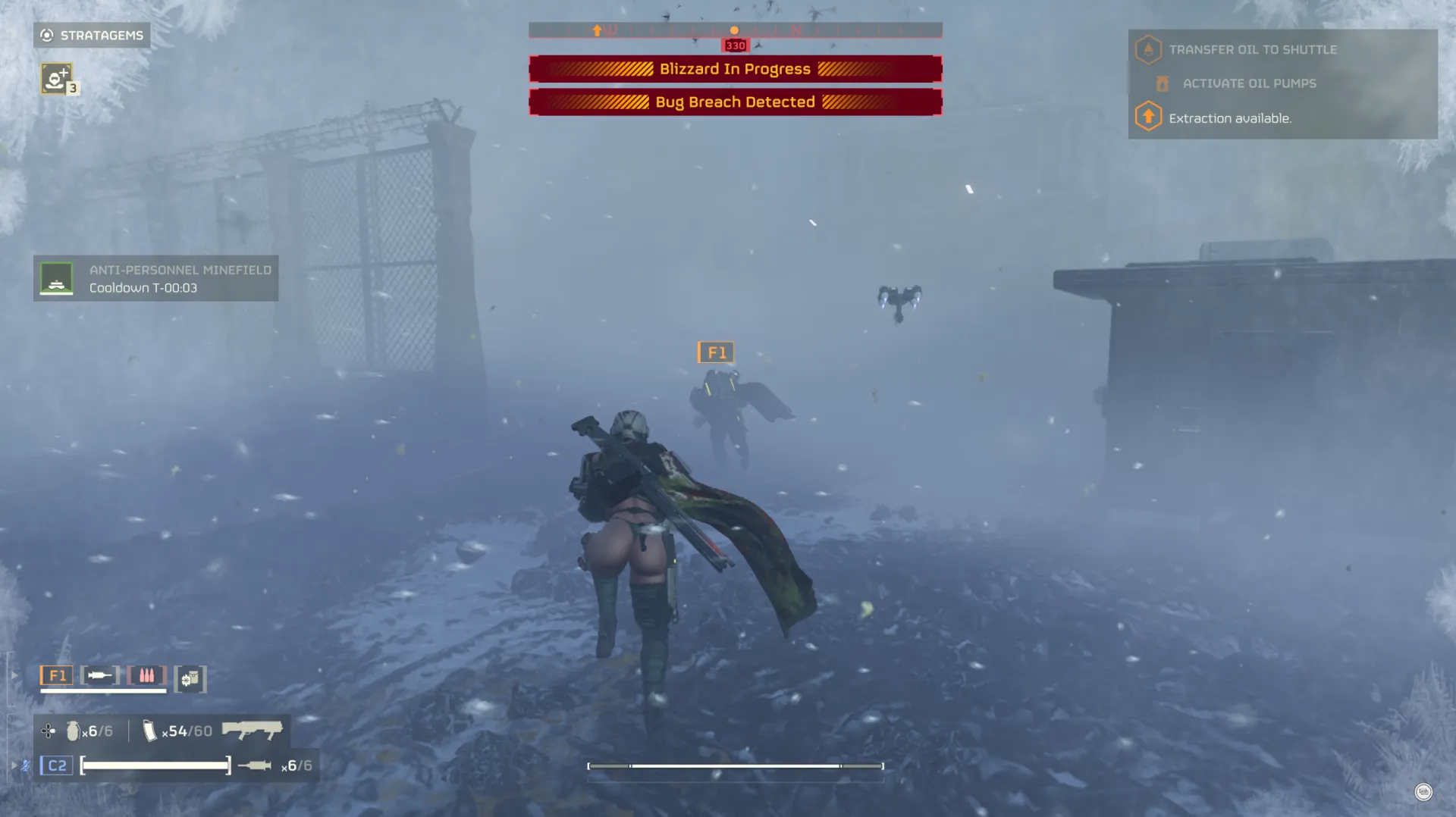 Think I may have chosen the wrong uniform for this mission...