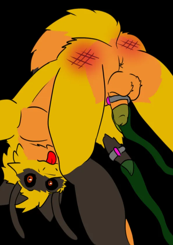 This beebold refuse to make more honey!(M) (Art by me. Bee-Kobold is a sona of mine)