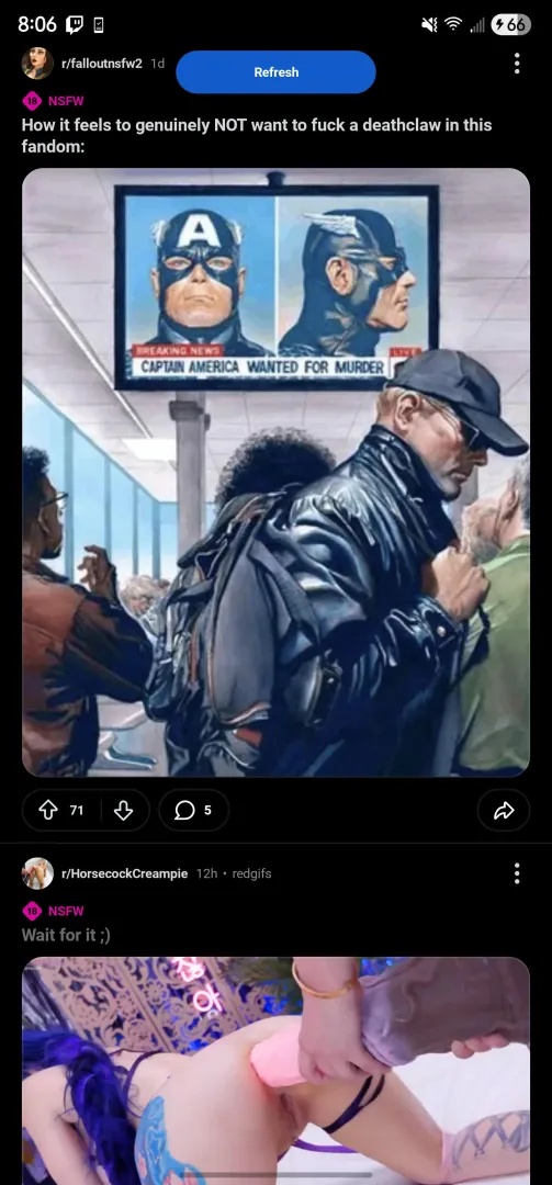 This complaining meanwhile my feed look like this lol