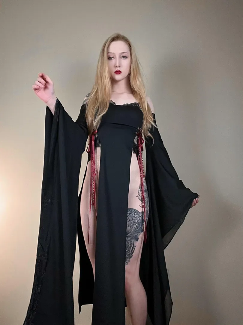 This dress shows off a good view of my tattoos :)