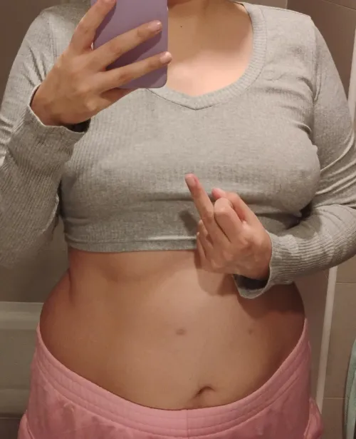 This finger was made to keep you in your place without saying a word