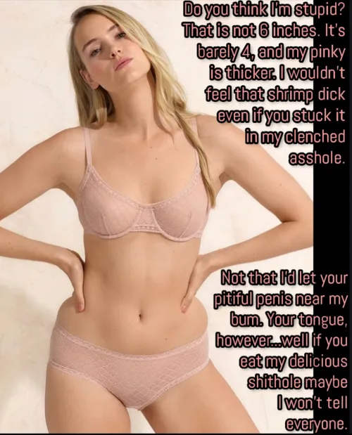 This is what happens when you lie about your size...