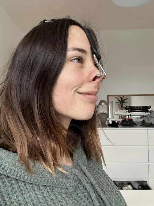 This little piggy went to suck a cock 