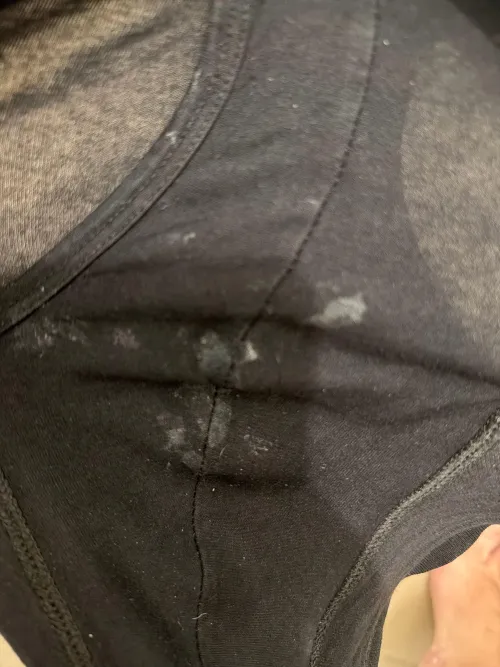This mornings precum stains… more to cum…