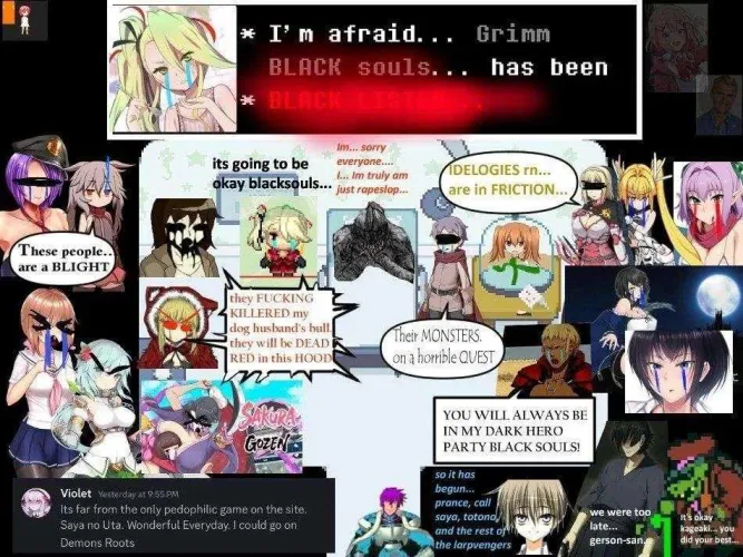 This truly was our black souls