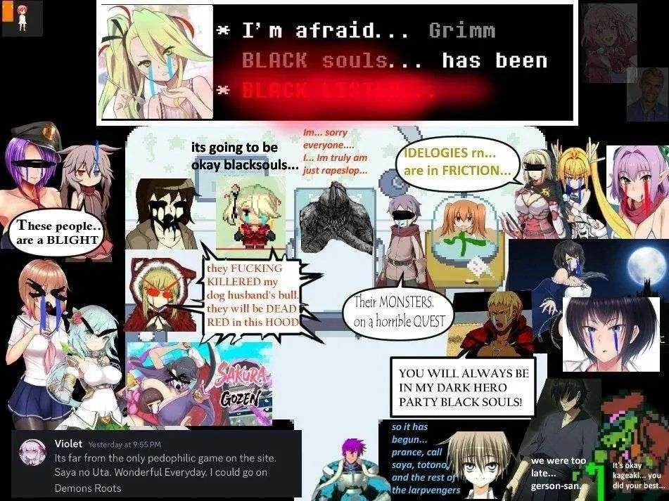 This truly was our black souls