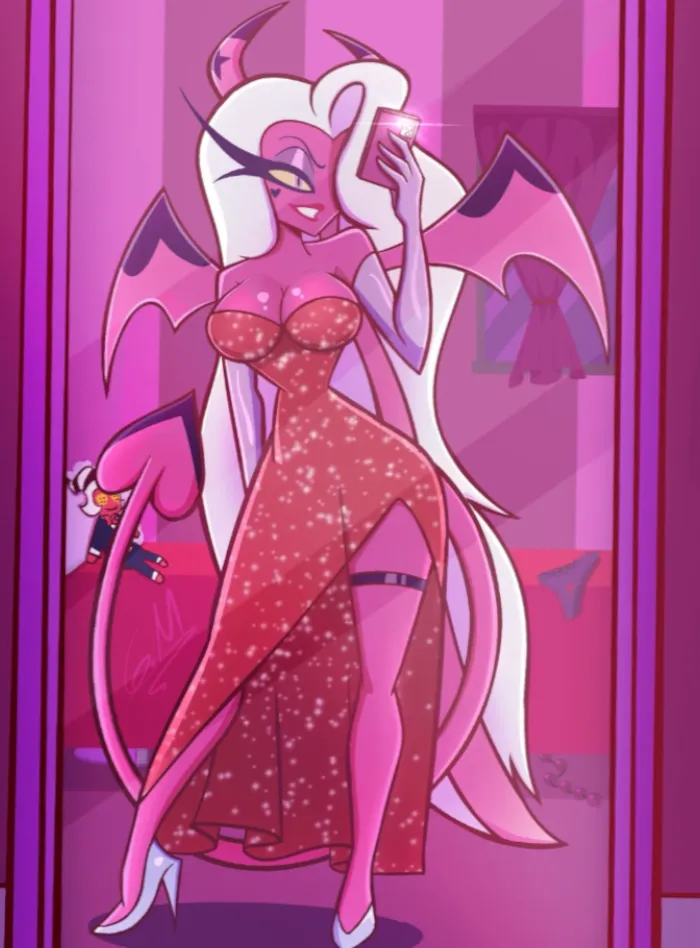 Those sexy curves look perfect in that red dress (GateteJack4)