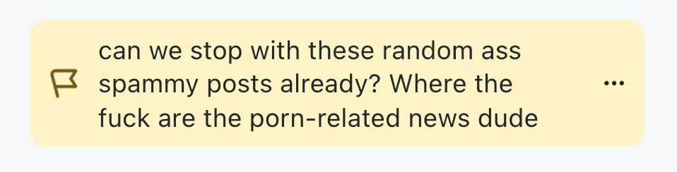 Thoughts on more Porn News?