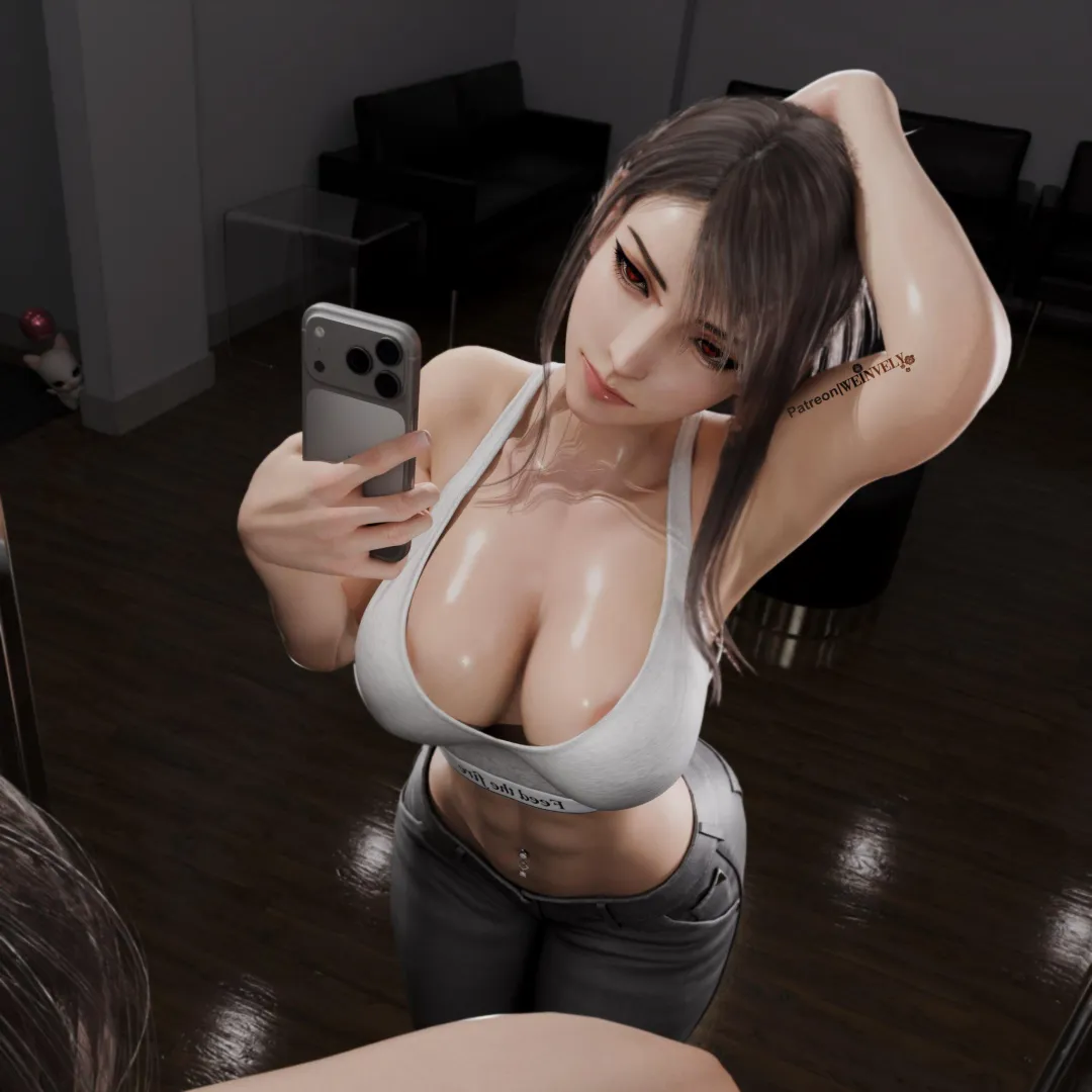 Tifa’s post-workout selfie (Weinvely)