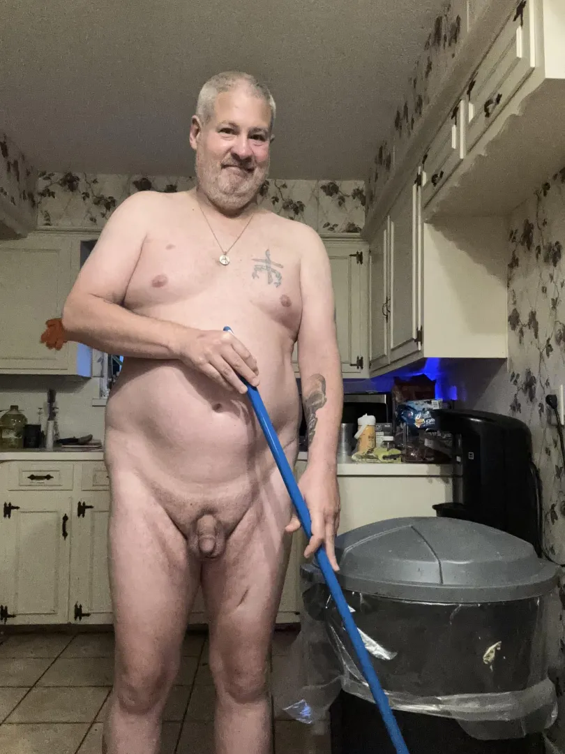 Time to clean the kitchen.