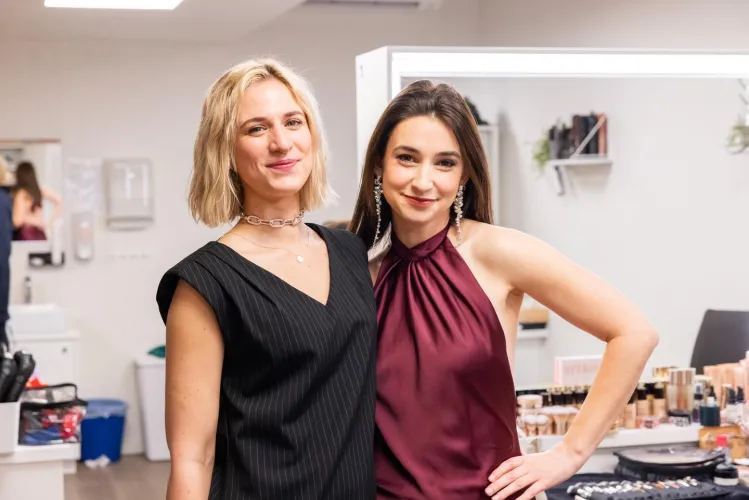 Tine Roggeman en Jasmijn Van Hoof