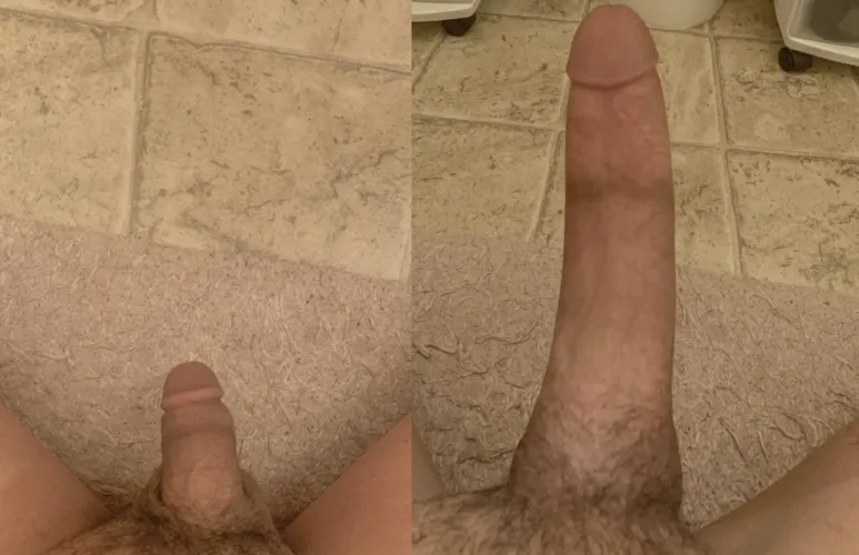 Tiny dick to average